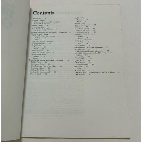 Teach Yourself Bluegrass Guitar - Russ Barenberg (1978) Amsco Music PB - Picture 8 of 9